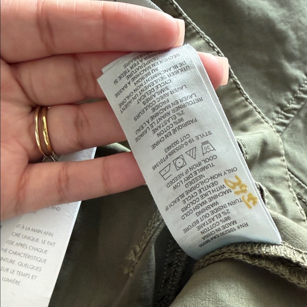 Joie Aerial Utility Jogger Pants in Fatigue| Sz 6 - Picture 3 of 11